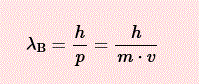 Formule Louis de Broglie